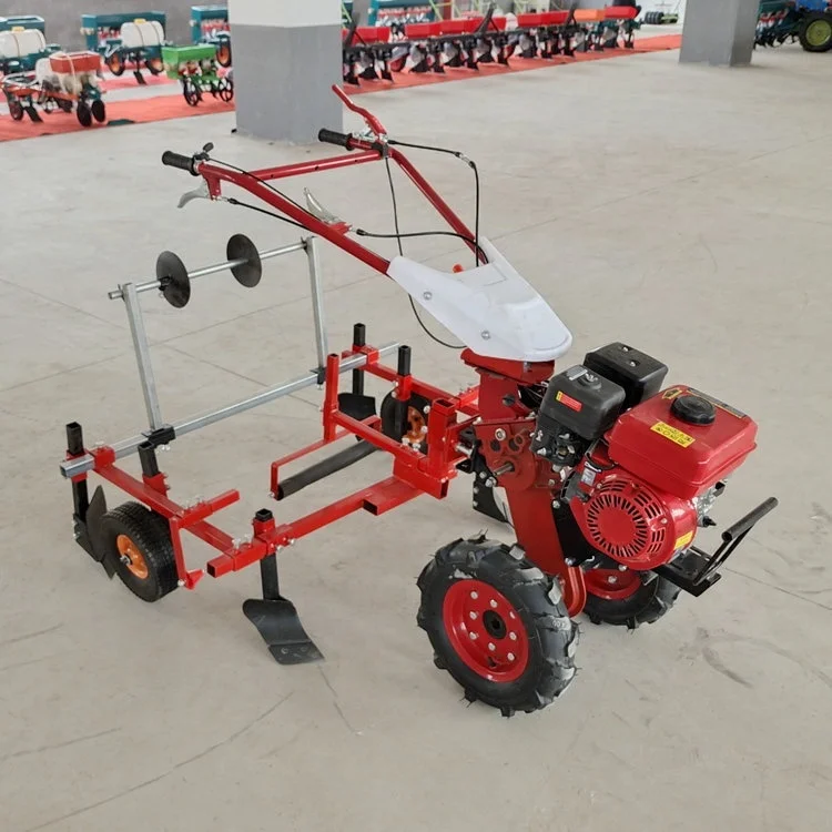 Plastic Mulching Machine Hand Plastic Mulch Layer Laying Machine Micro Tiller Cultivator