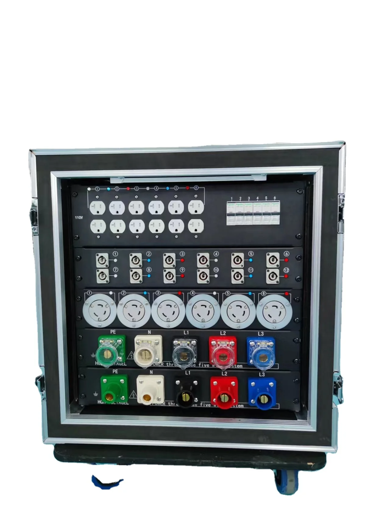400a Camlock Input And Output Power Distribution Box For Led Stage