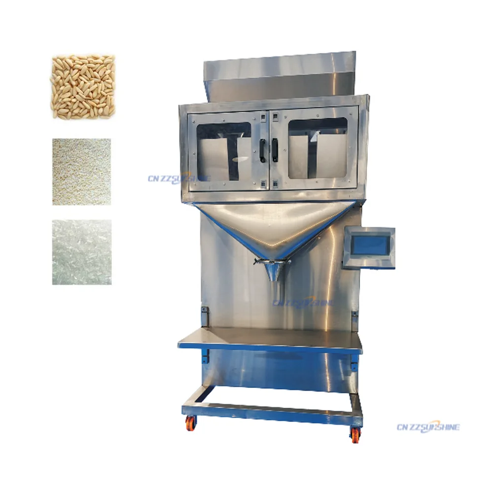 Semi-automatic Particle Filling and Packing Machine High Quality Durable Granule Two Bucket Scale Weighing Packaging Machine