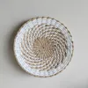 25cm pure white encryption turned flower