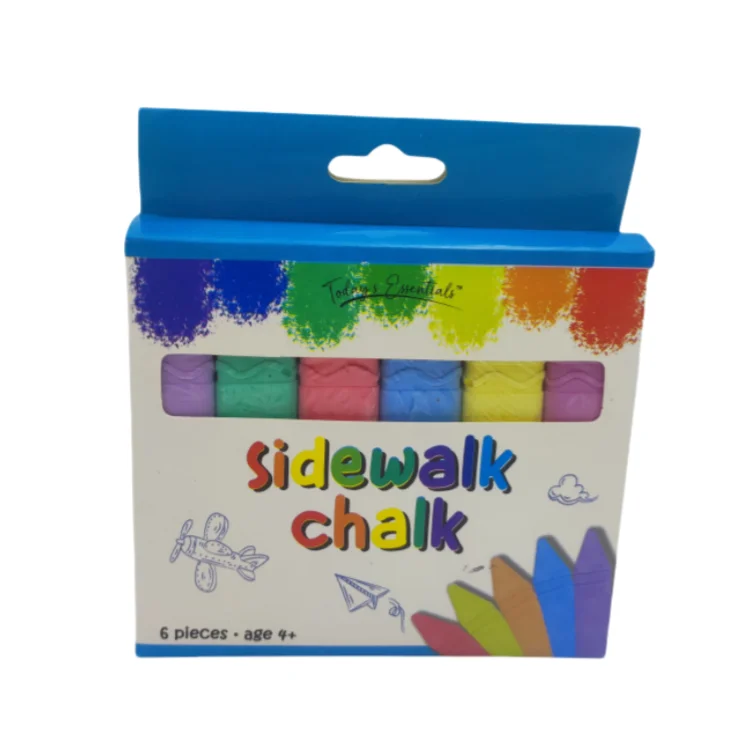 Креативная детская наружная картина на заказ меловая коробка для граффити квадратная заостренная Нетоксичная тротуарная мела школьные принадлежности