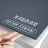 Dark gray silicone 1.6mm thick - anti-pen mark and anti-chili oil