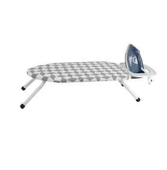 Adjustable Mini Ironing Board Convenient Folding Iron Board Home Use Wardrobe Metal Cloth Material Foreign Trade Cross-Border