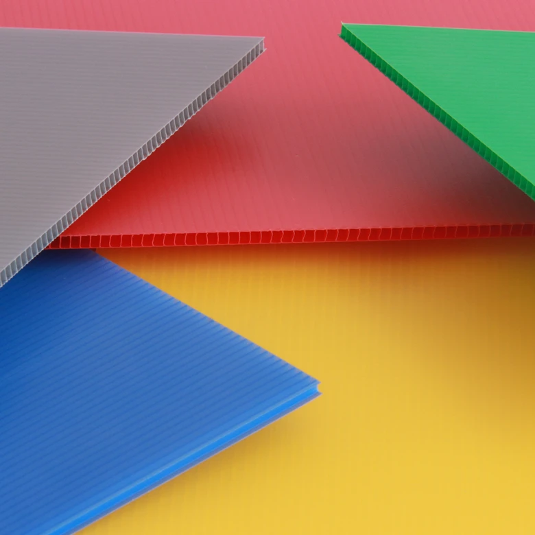 Outdoor Polypropylene Pp Corflute Colored Corrugated Plastic Board
