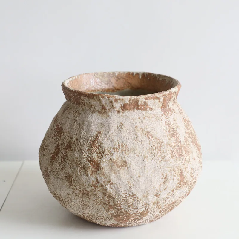 MSH Handmade Bohemian Style Terracotta Planter Pot for Garden Decor