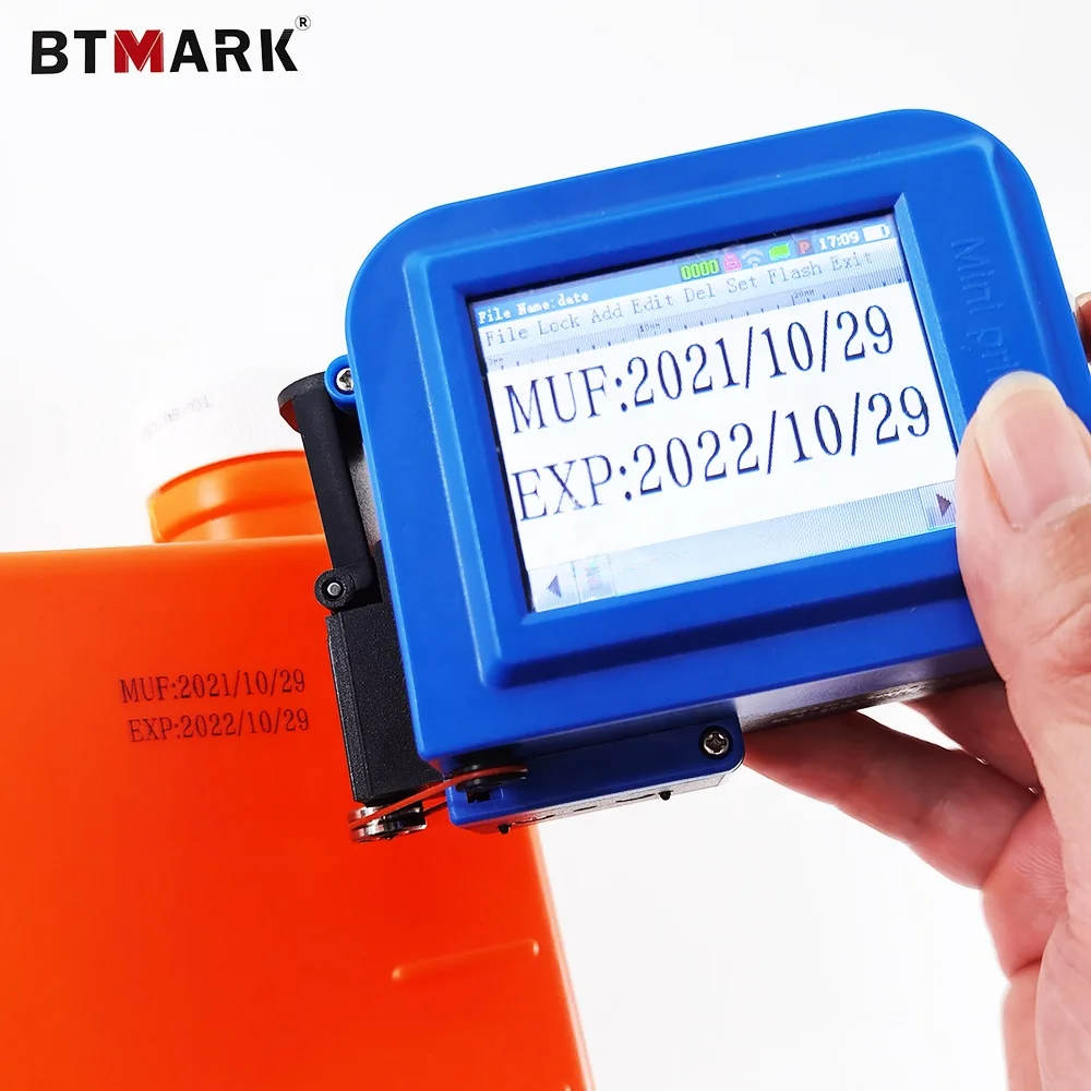 Portable Mini PVC Pipe Handheld Printer Machine Packaging Inkjet Printers