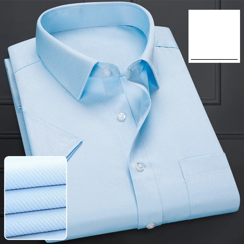 New Style Mens Long Sleeve Professional White Shirt Plus Size Business