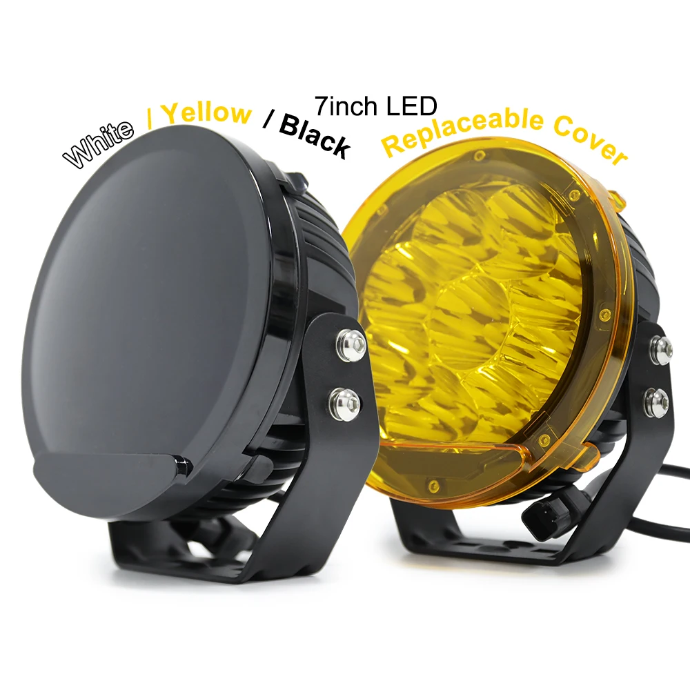 black spot light covers