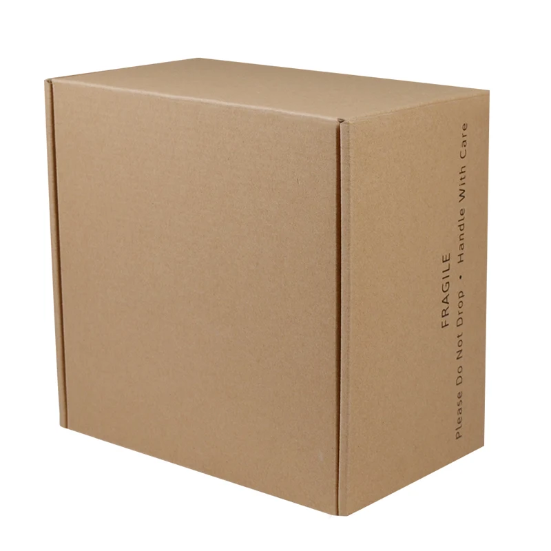 Wholesale Custom Logo Eco Friendly Brown Kraft Paper Box