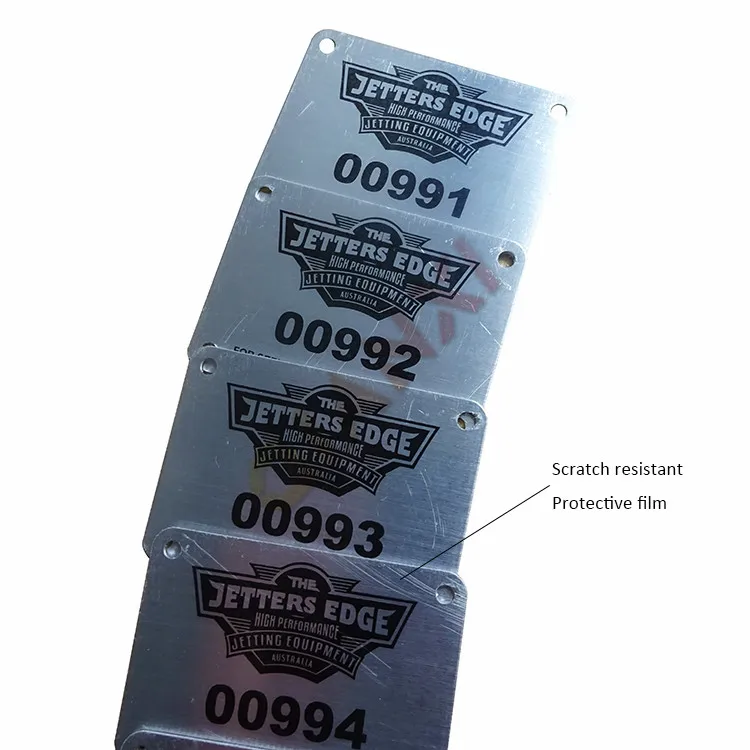 metal serial tags