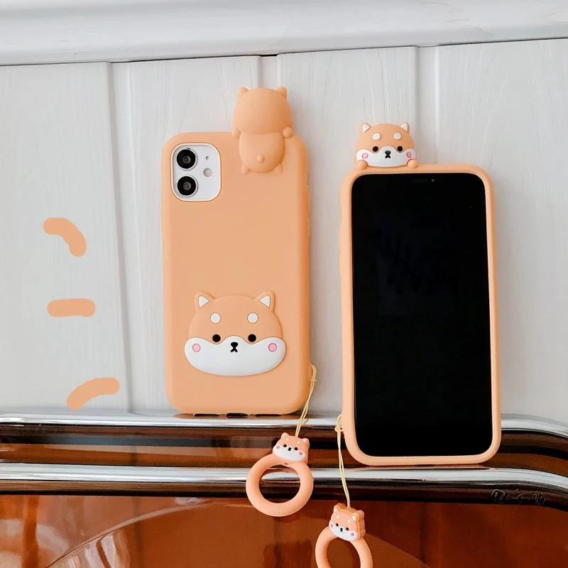 iPhone XR Case,YUJINQ 3D Cute Cartoon White Belly Pig Soft  Silicon Case Cover (Pink, iPhone XR) : Cell Phones & Accessories