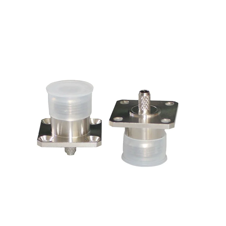 product n kf5 four holes flange coaxial connectors n female connector-1