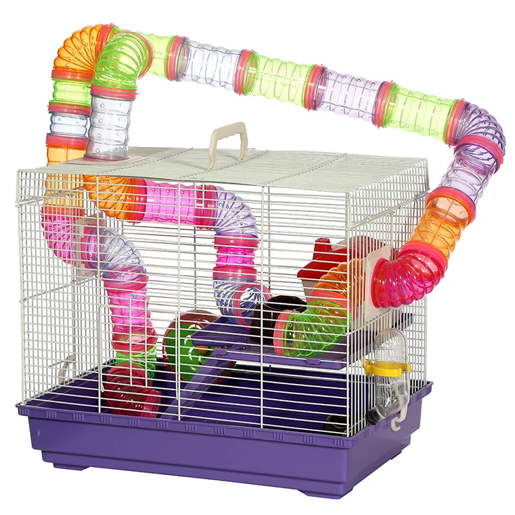 Transparent Luxury Hamster Villa Cage Pet Animal Cage Hamster Cages For