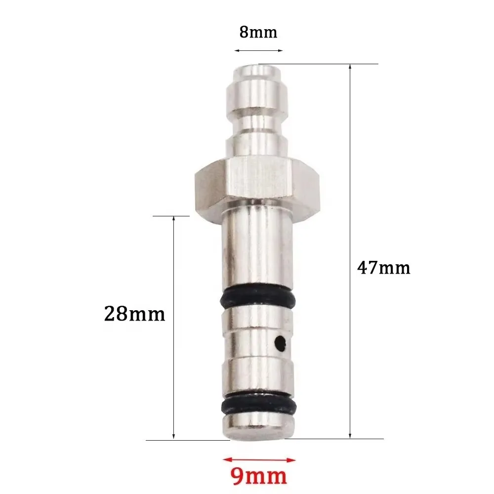 PCP Quick Filling Coupler Probe Adapter for Evanix, Webley, FX Hatsan 9mm OD