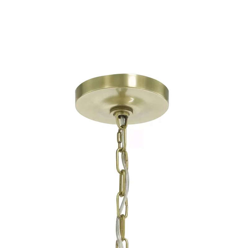 Modern Design Hotel Villa LED Round Ring K9 Crystal Balls Decorative Pendant Lamp Ceiling Light Decorative Chandelier