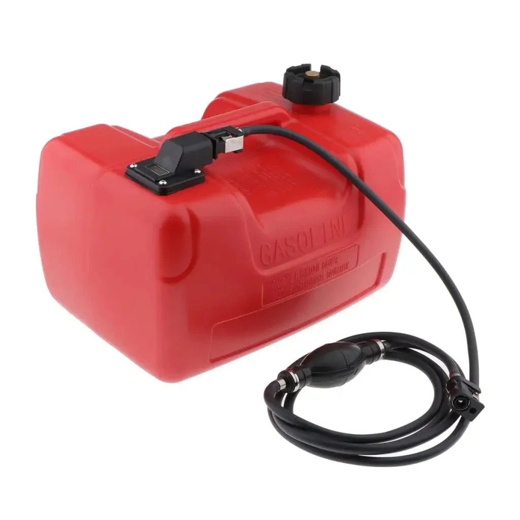 Outboard Fuel Tank Gauge | 12L & 24L Marine Fuel Meter With Connector | For Boat External Gas Tanks