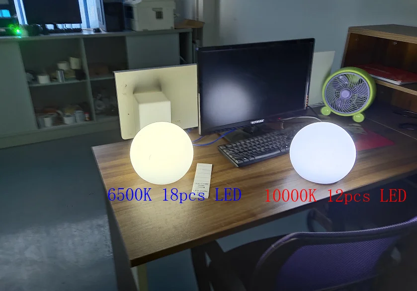 Floating Orb Flashlight 16 Color Changes Party Led Ball Lamp Lighting