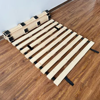 Eco-Friendly and Durable Japanese Style Pine Wood Bed Slats Easy Installation with Mattress