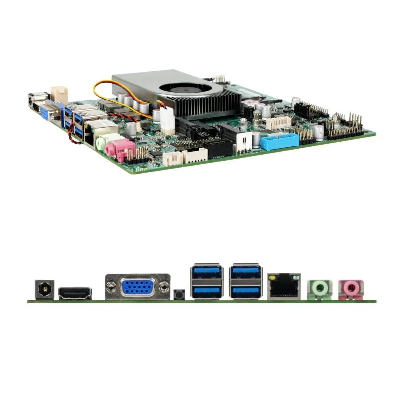 Intel Core I7 Motherboard 8565U Quad Core 2*SO-DIMM DDR4 M.2 Win10 11 Linux HD VGA LVDS GPIO  2 LAN  Mini Itx Motherboard