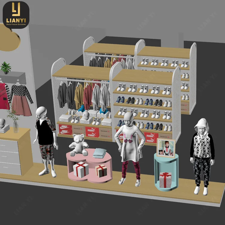 Shop Our Kids Clothing Kiosk Stylish Functional Display