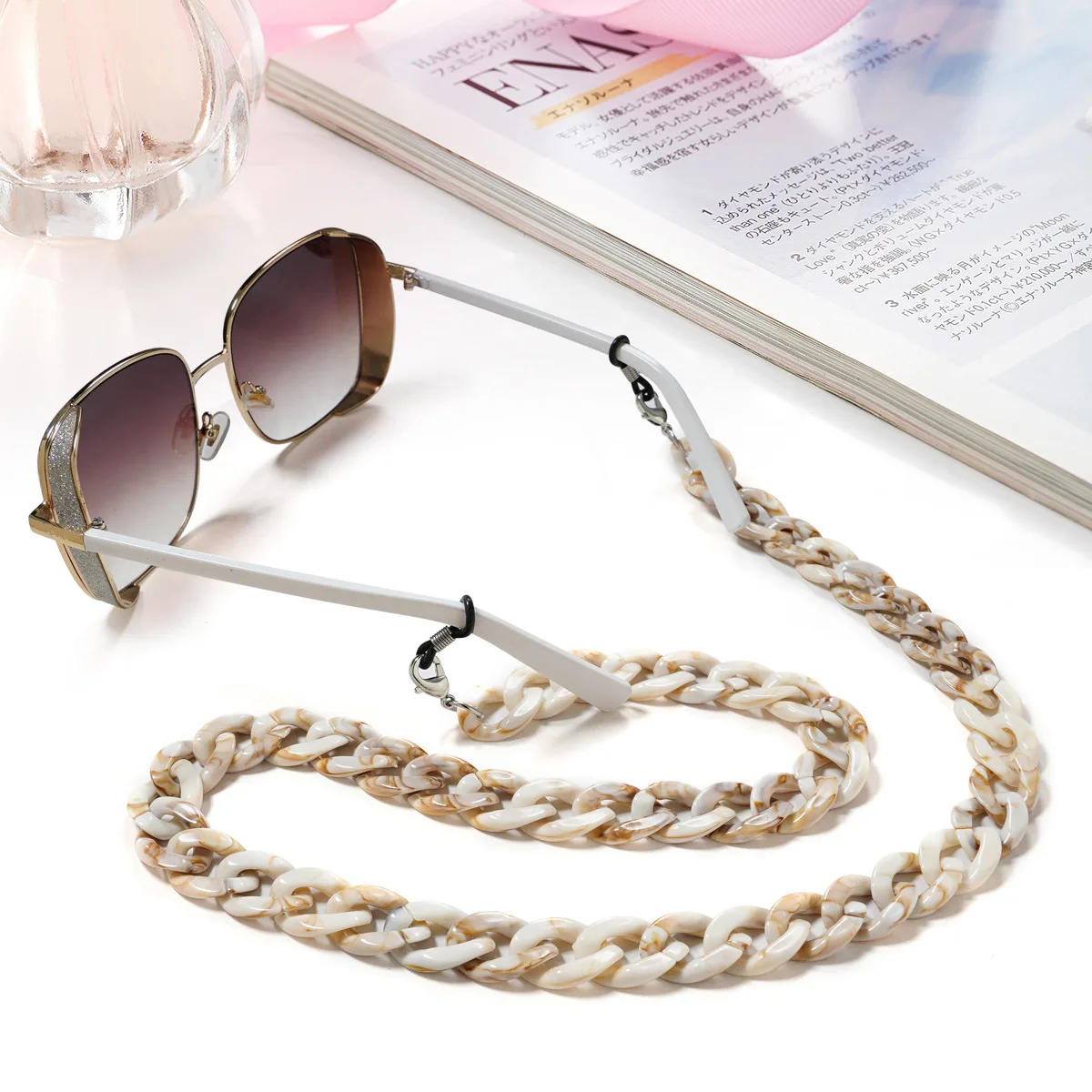 Fashion Acrylic Glasses Chain 11colors 