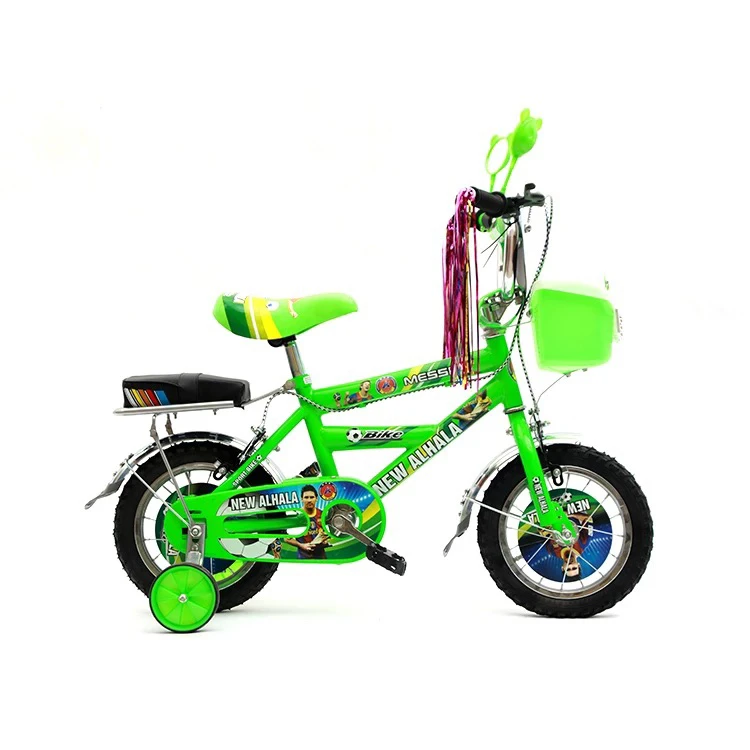 Size : 14 SunHai Children's Bicycle 2-4-6 Years Old 12/14 inch Baby Bike Girl Cycling Boy Stroller Kids Green Mountain Bike