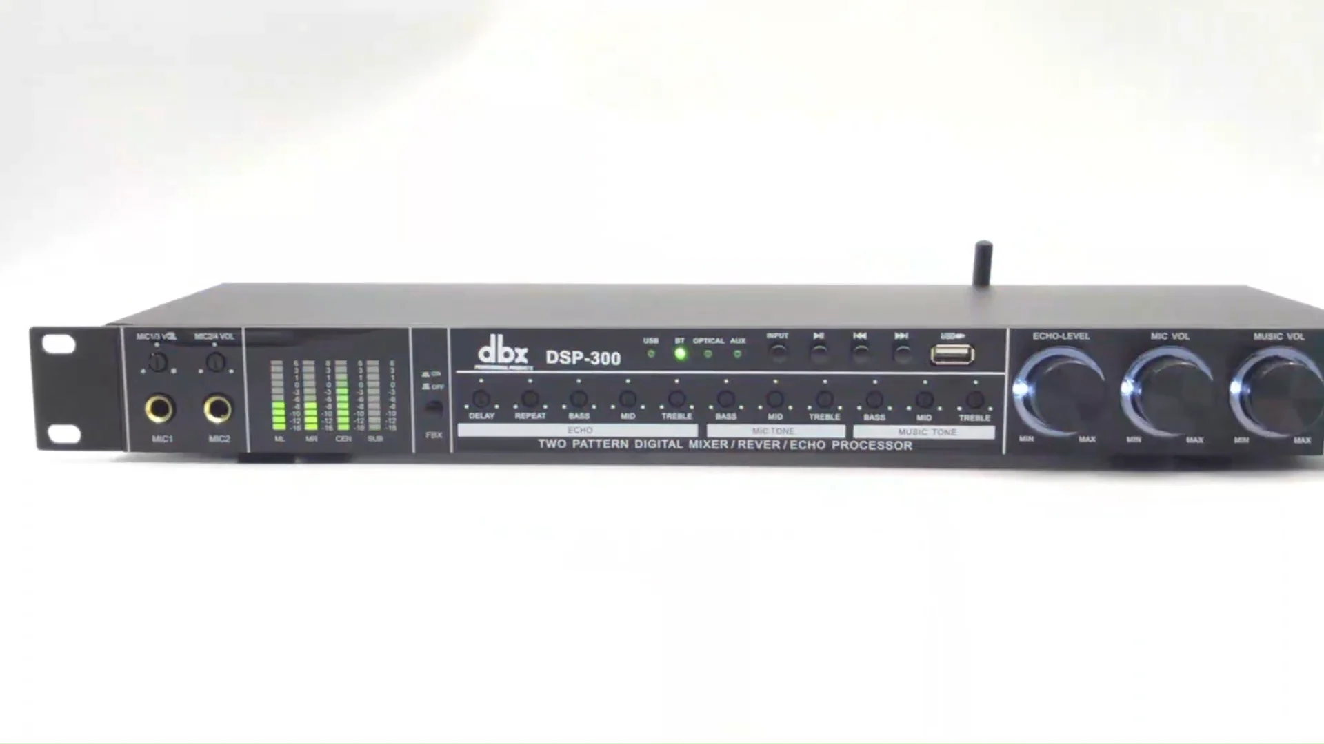 Dsp300 Professional Bt Usb Audio Mixer Karaoke Effector Sound