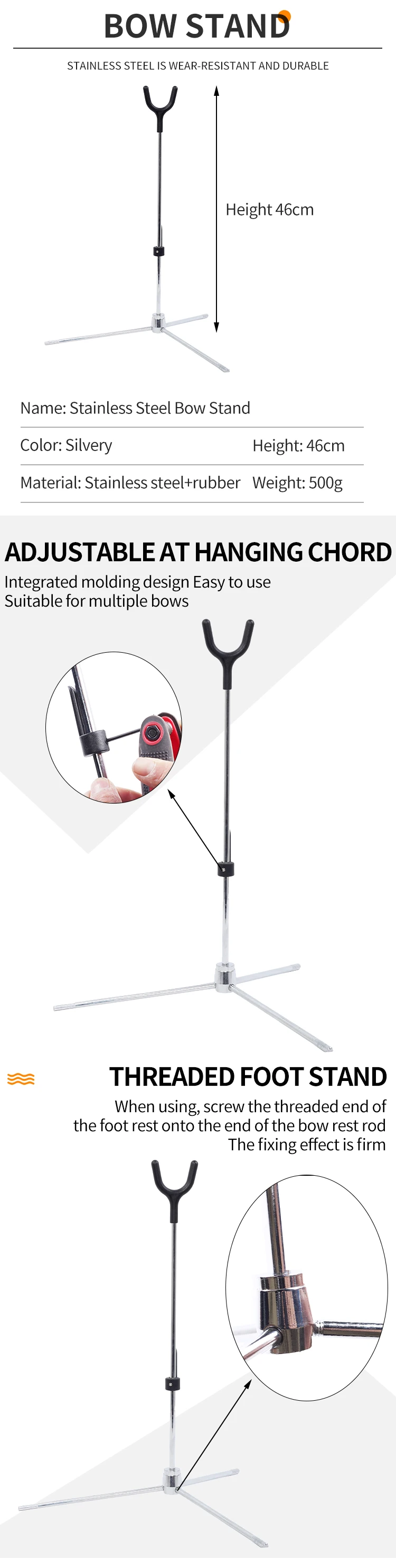 SPG Recurve Bow Stand Portable Foldable Archery Target