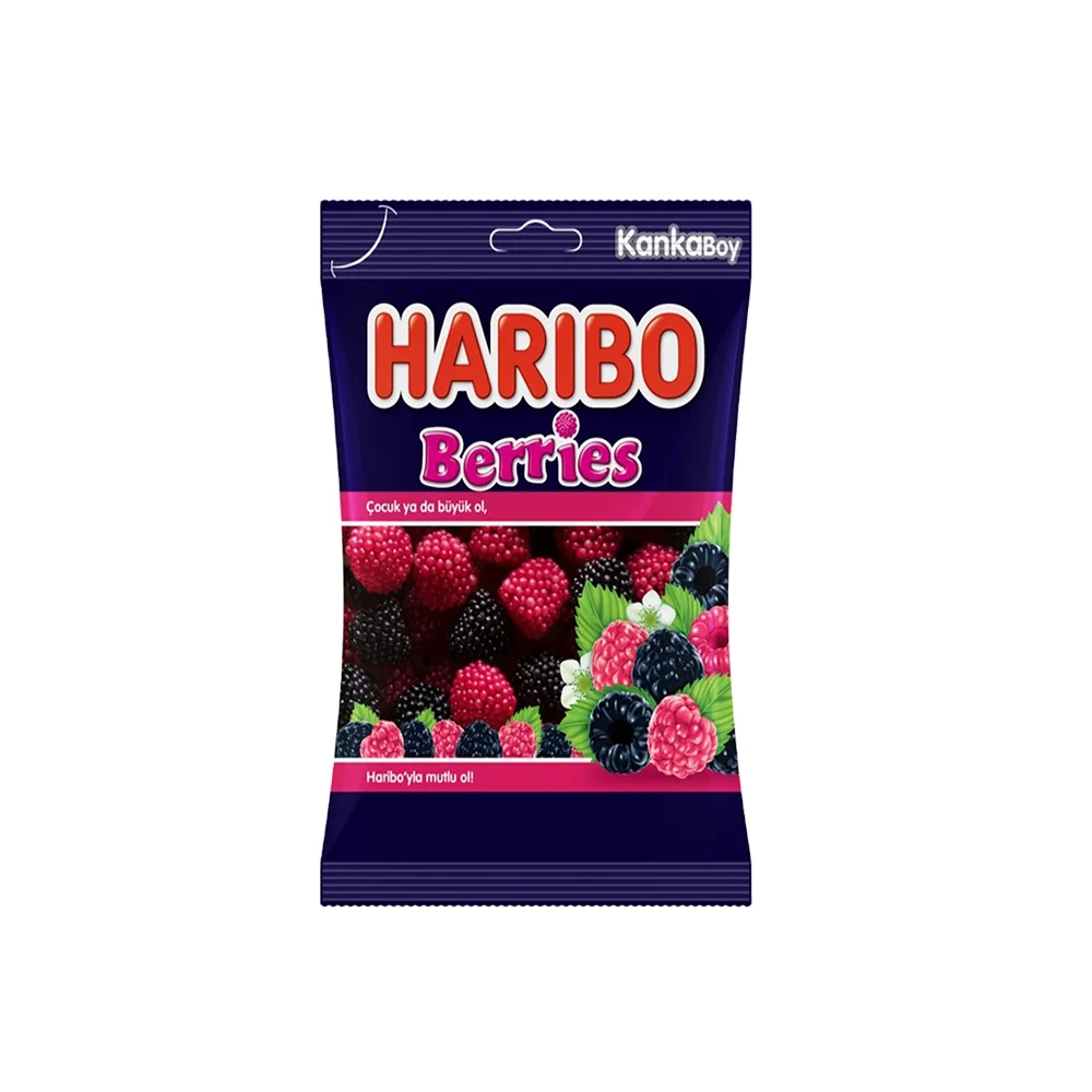 Конфеты Haribo Berry Gummi 80 г x 24 свежий запас и новая дата оптовая продажа из