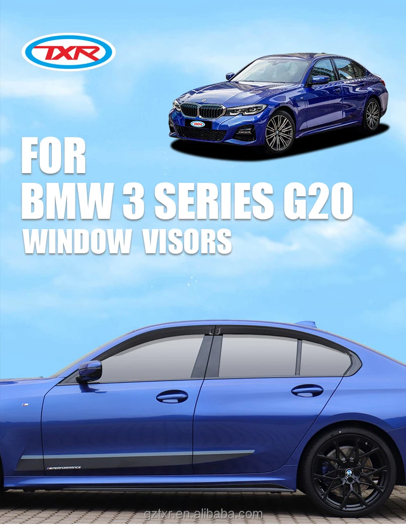 Car Accessories Weather Shield Visor Bodykit Window Visor Air Deflector