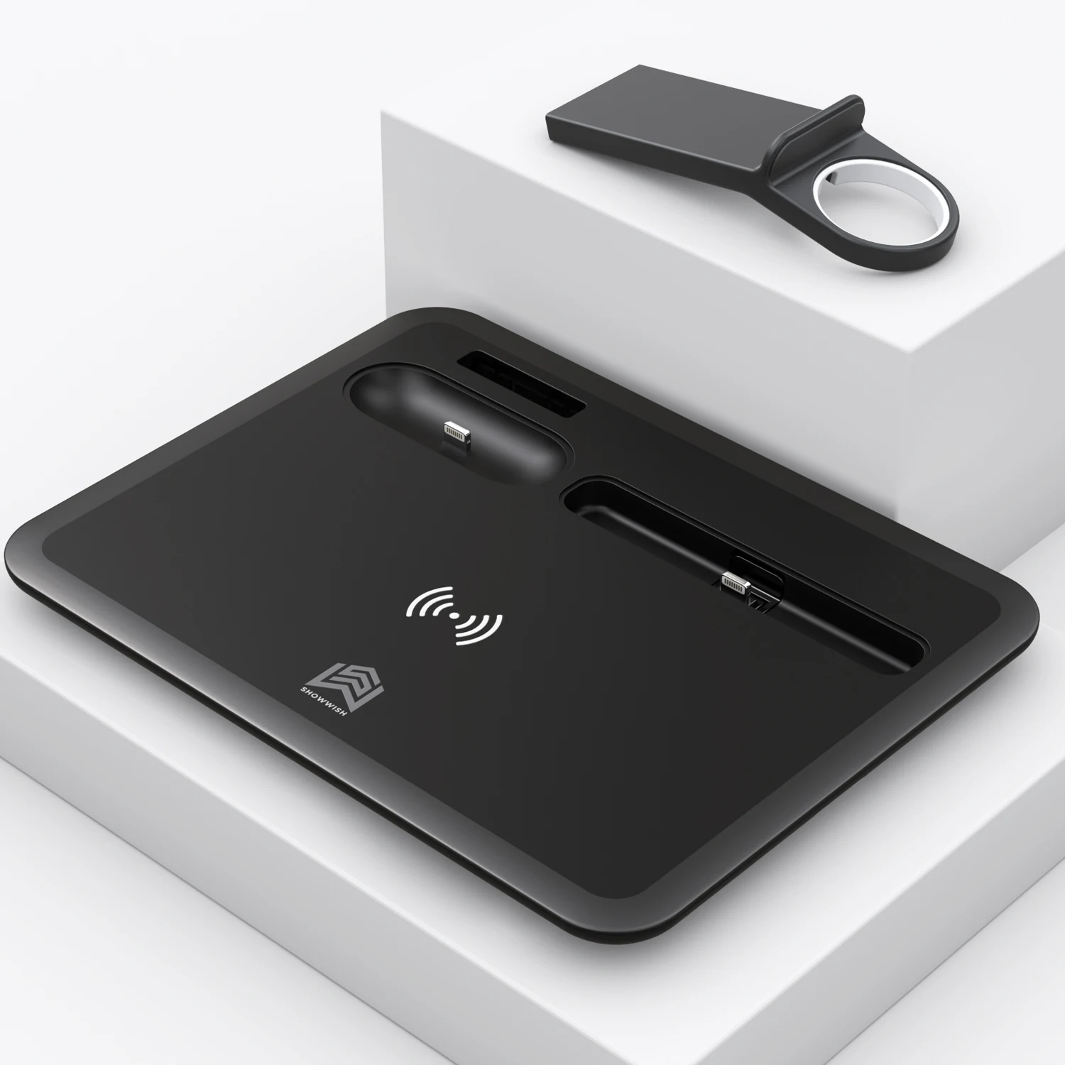 4 in 1 Wireless Charger Multi Devices 15W Fast Wireless Charging Dock Station Phone Holder Charger