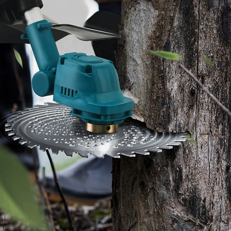 21v Battery Small Handheld Cordless Rechargeable Power Lawn Mower Grass Cutter Lithium Battery Telescopic Rotary Grass Trimmer