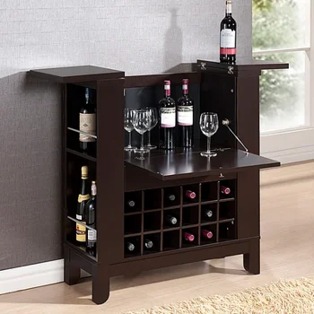Alibaba.com: JH-W-22 Antique Wine Bar Cabinet, solid wood and MDF