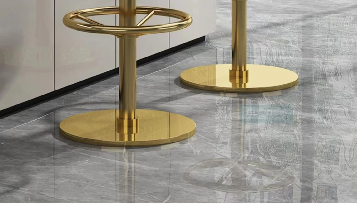 Nordic Modern Metal Velvet bar Stool Coffee Shop Bar Front Desk Chair Stainless Steel Velvet Counter Stool High Foot Bar Chair