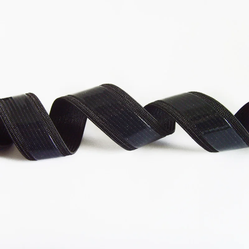 25mm black woven elastic band with