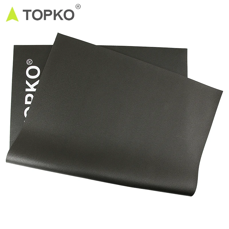 TOPKO Anti-Slip Exercise Equipment Mat Bike Mat for Hardwood Floors and Carpet Fitness Gym Equipment Bench Pad Made of Rubber