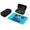 Version trousse à outils : Embouts à trois têtes + coussinet en silicone