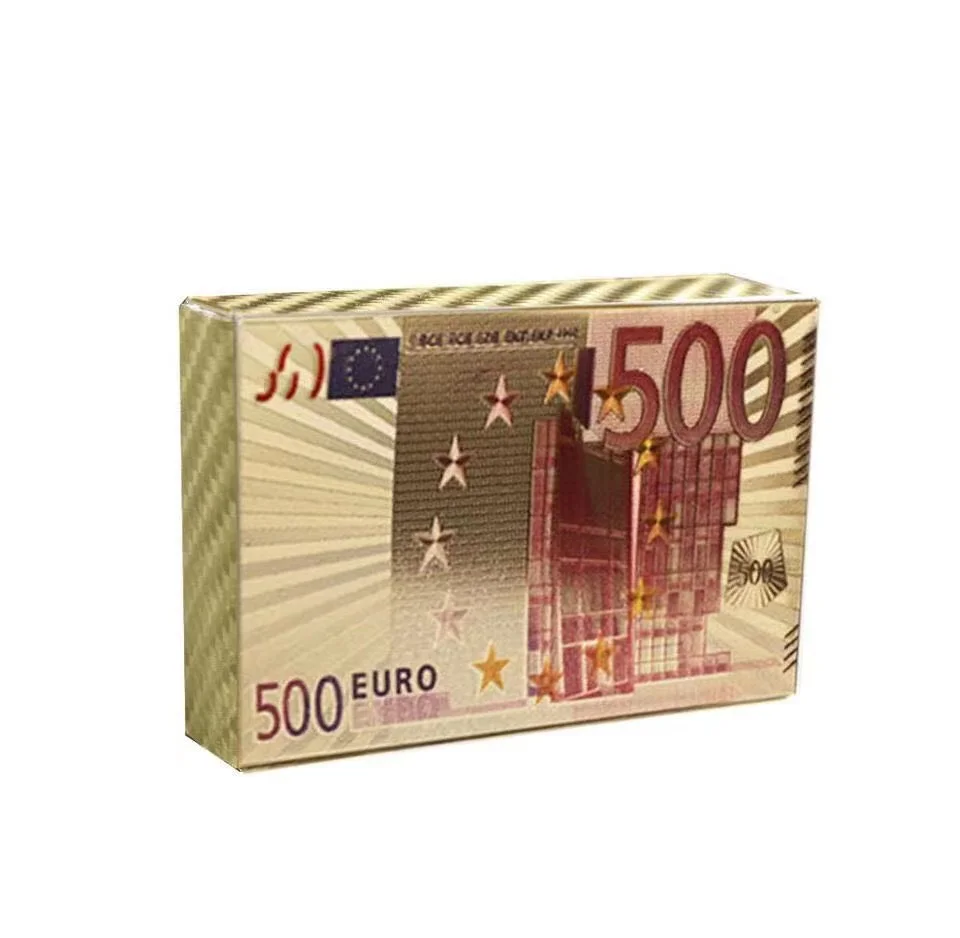 Кувейт Пластиковые Золотые пользовательские логотипы маленькие бумажные покерные испанские игральные карты с коробкой питьевые золотой черный красный синий