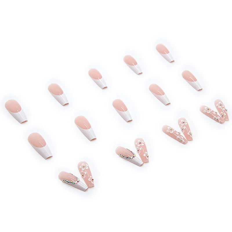 Long Coffin Ice Penetration Small Flower Powder Through Nail Patch ...