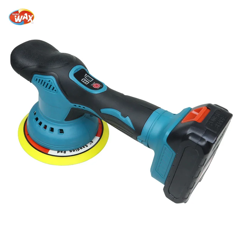 Многофункциональный автомобильный полировщик 21 В включает 2 аккумулятора и зарядное устройство 150 мм 6 дюймов