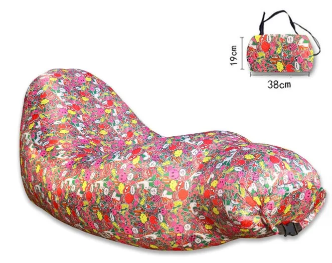 Opblaasbare Lounger Air Sofa, Opblaasbare Slaapbank Camping Stoel Draagbare Lazy Sofa Air Chair Voor Reizenkamperenwandelenstrandfeesten