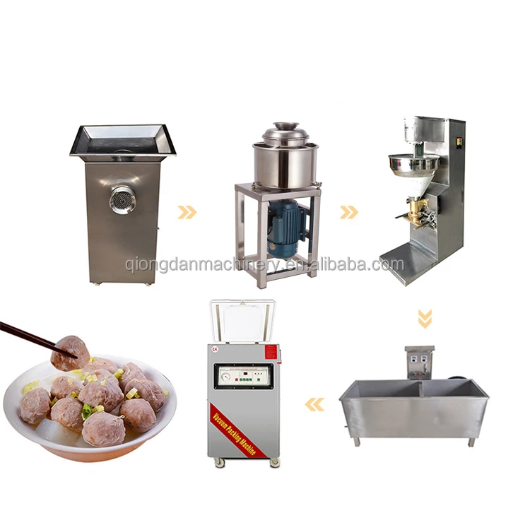 Chinese Fish Meat Ball Machine Meatballs Manufacturing Machinery