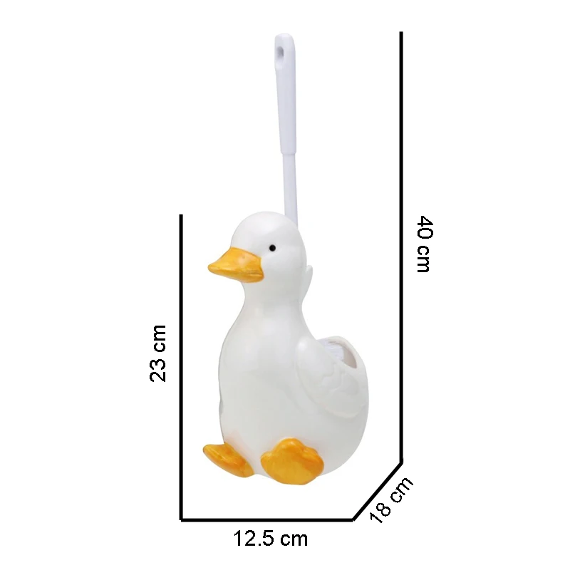 Custom Bathroom Sanitary Container Ceramic Cute White Pottery Animal