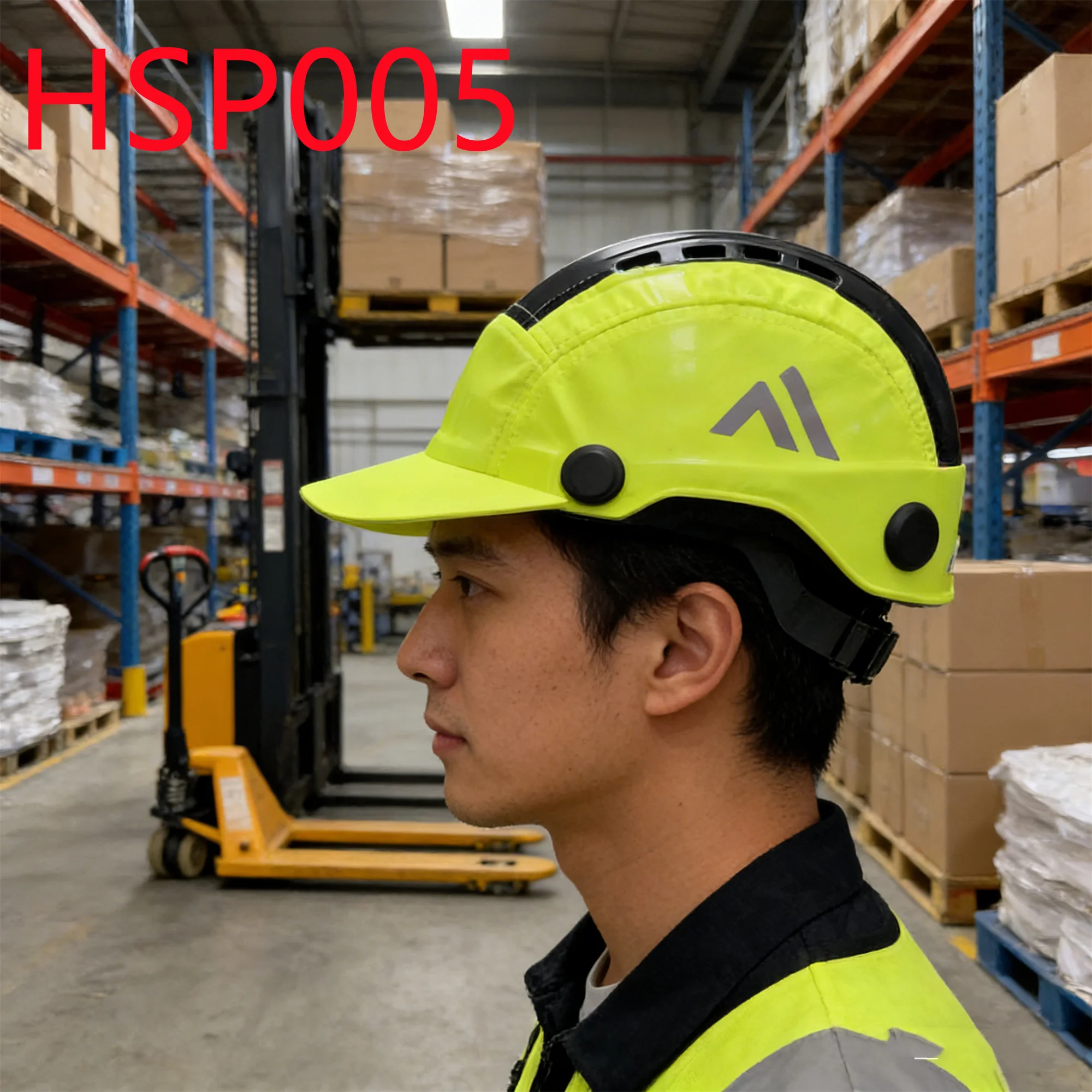 HY,Recycling Sorting Low Impact protection Safety Bump Cap Deformation Resistant ABS Not Bulky Work Helmet for Sale HSP005