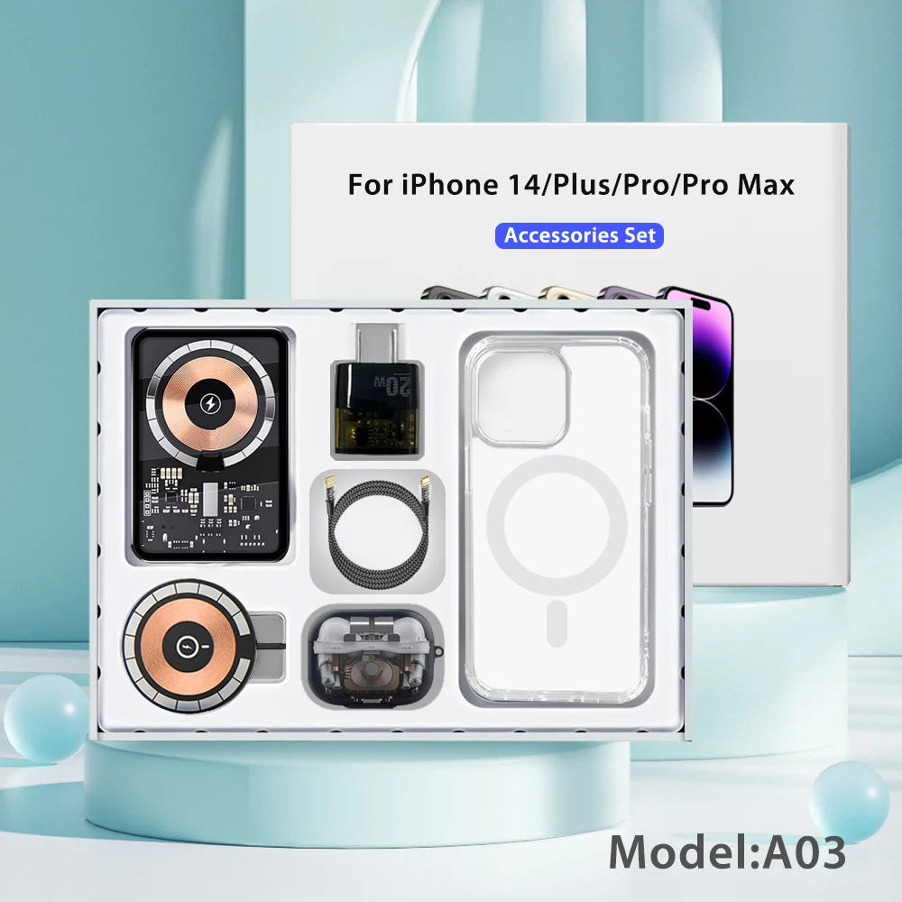 Factory Luxury Accessories Set For Iphone 14 Gift Package Pd Fast ...