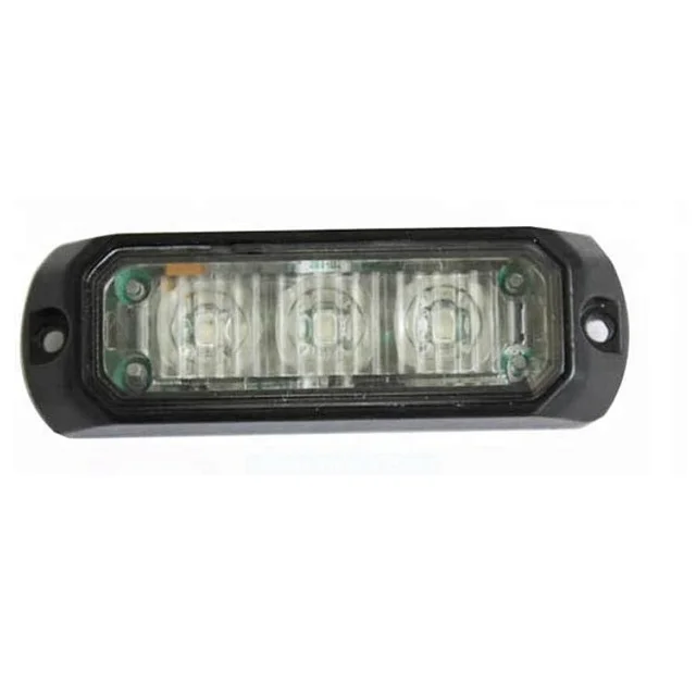 
Стробоскоп с 3 светодиодами, 9 Вт, 16 режимов, боковые фонари, постоянный ток, 12 В, 24 В, светодиодная лампа, грузовик, внедорожник, автомобильные аксессуары 