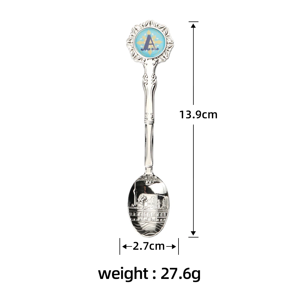 特注お土産スプーン国パーソナライズされた収集可能なギフト金属銀