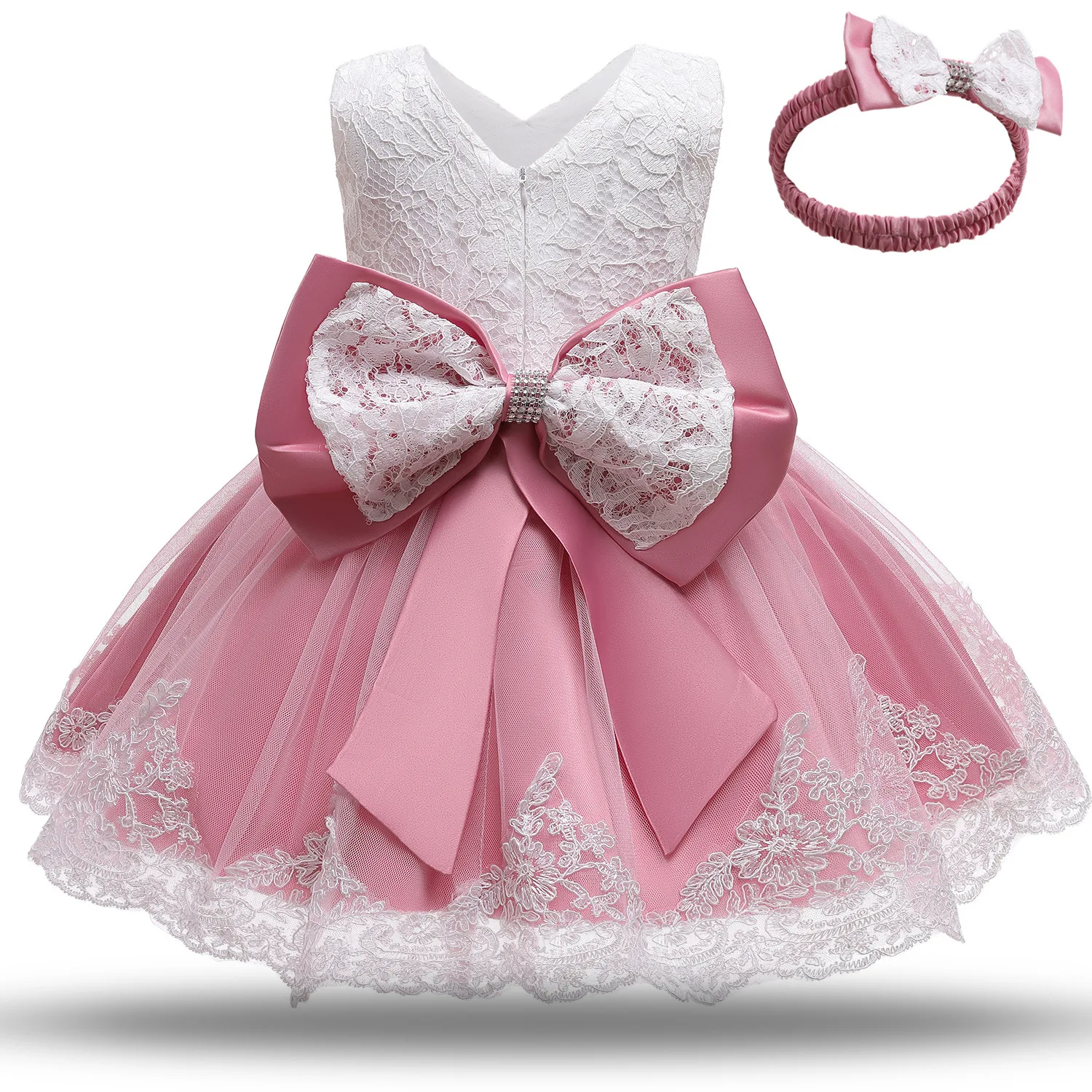 Baby Kids Flower Girls Dress Party Wedding Bridesmaid Gown Formal Dresses