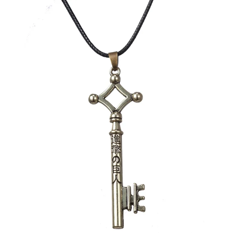 Eren's Key Pendant in 14K Gold and Sterling Silver Sterling Silver