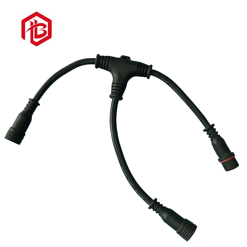 IP67 & IP68 Waterproof T Type 3-Way Splitter Connector for LED Lights High-Density Outdoor Waterproof Connectors